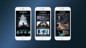 Star Trek Into Darkness mobile user interface