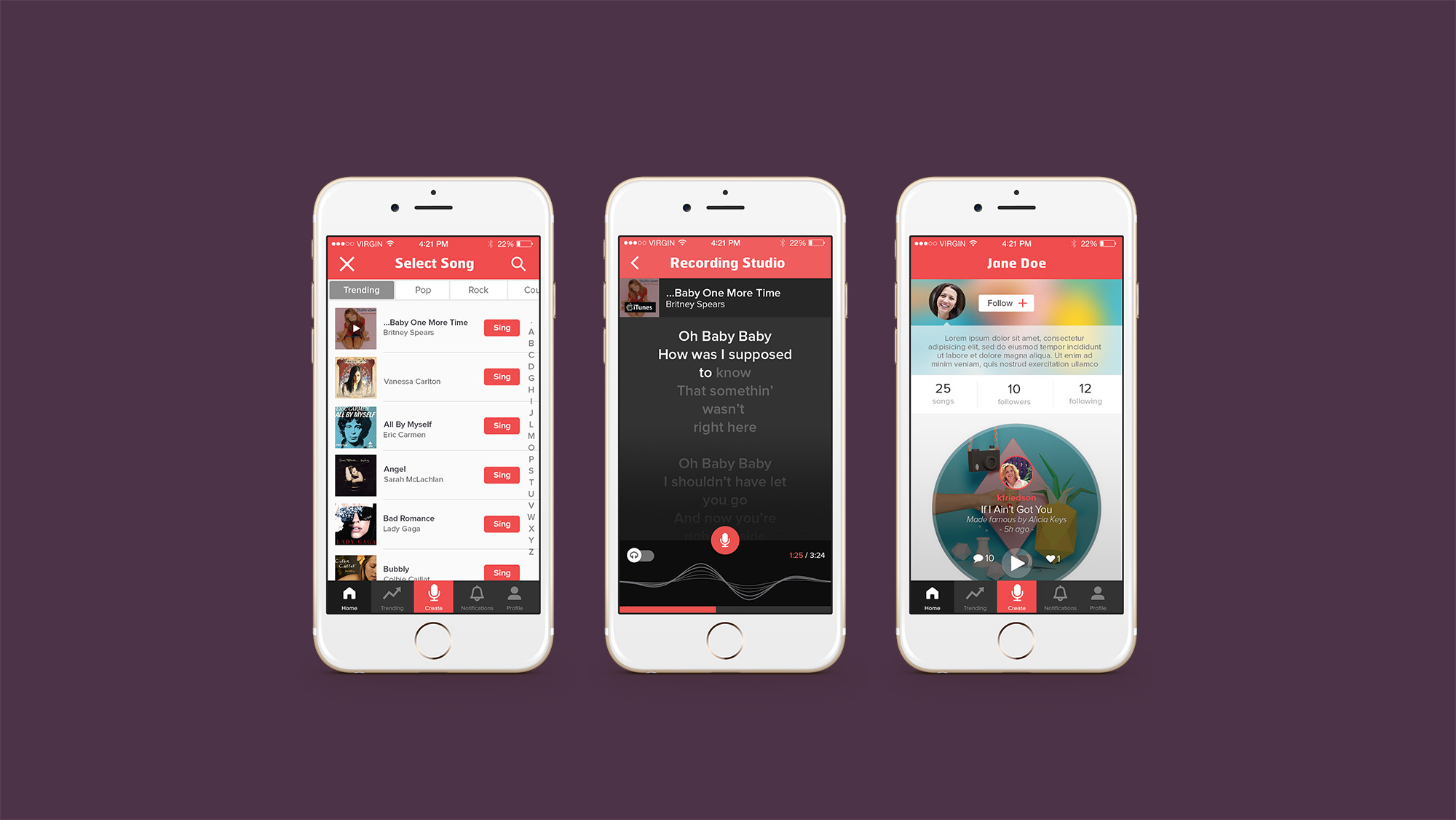 Wurrly mobile app mockup
