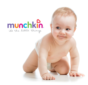 Munchkin logo and baby