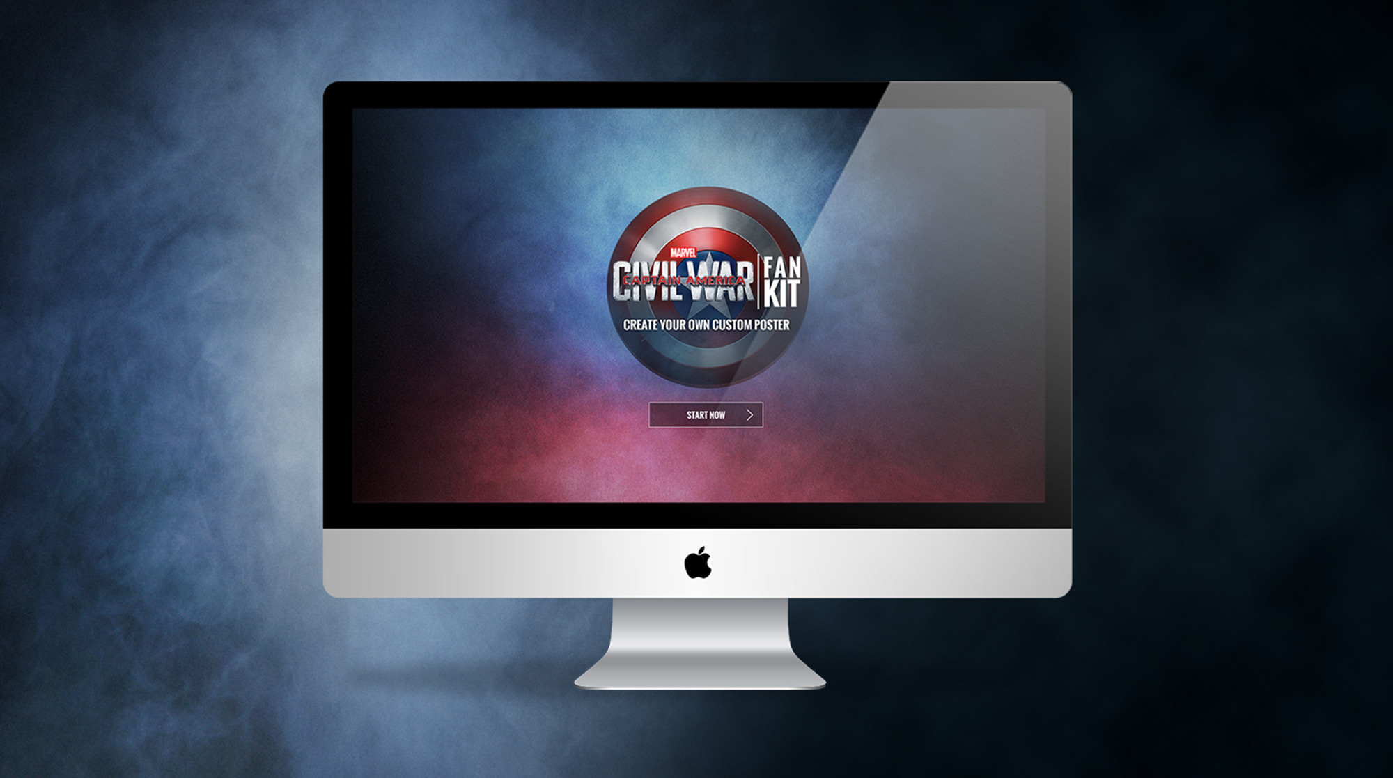 Disney Fankit website mockup