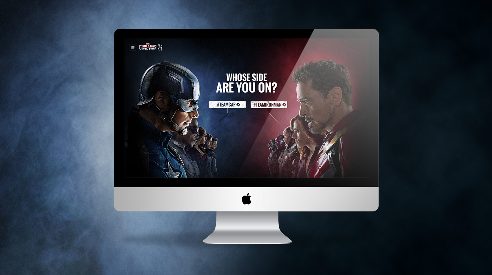 Disney Fankit website mockup
