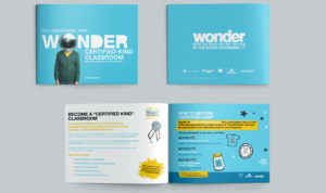 print and graphic design Wonder Certified Kind