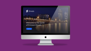 Ericsson Emodo website mockup