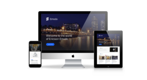 Ericsson Emodo website mockup